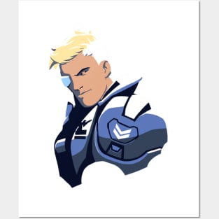 Soldier 76 Strike Commander Posters and Art